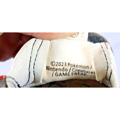 Ground Up Shoes Kids Size 5 Red Pokemon Slip On Poke Ball Pikachu Bulbasaur