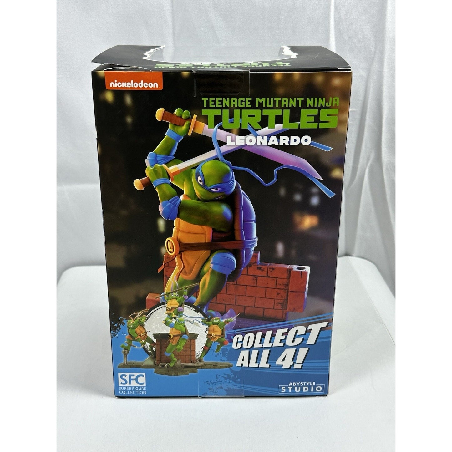 TMNT Leonardo 8.2" SFC Figure ABYstyle Studio 2024 – Official PVC Statue NIB