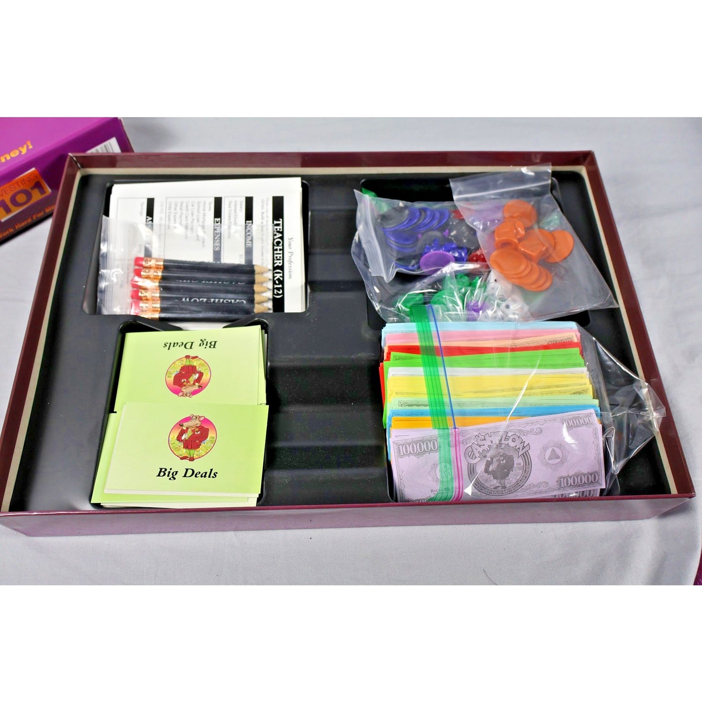 Cashflow 101 Board Game Rich Dad Robert Kiyosaki Complete Investing Strategy