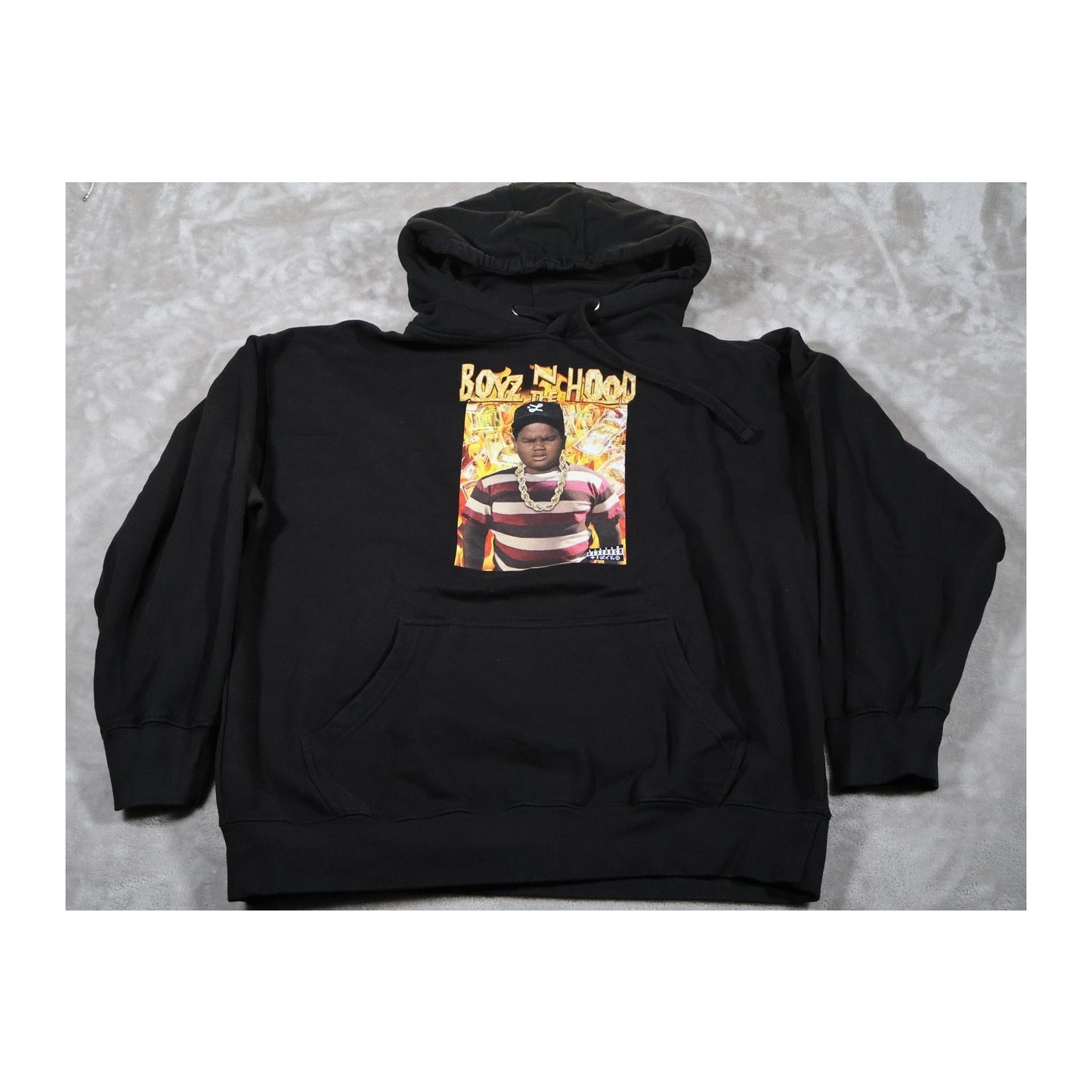 LRG Boyz N The Hood Hoodie Mens XL Black Graphic Pullover Hip Hop Streetwear