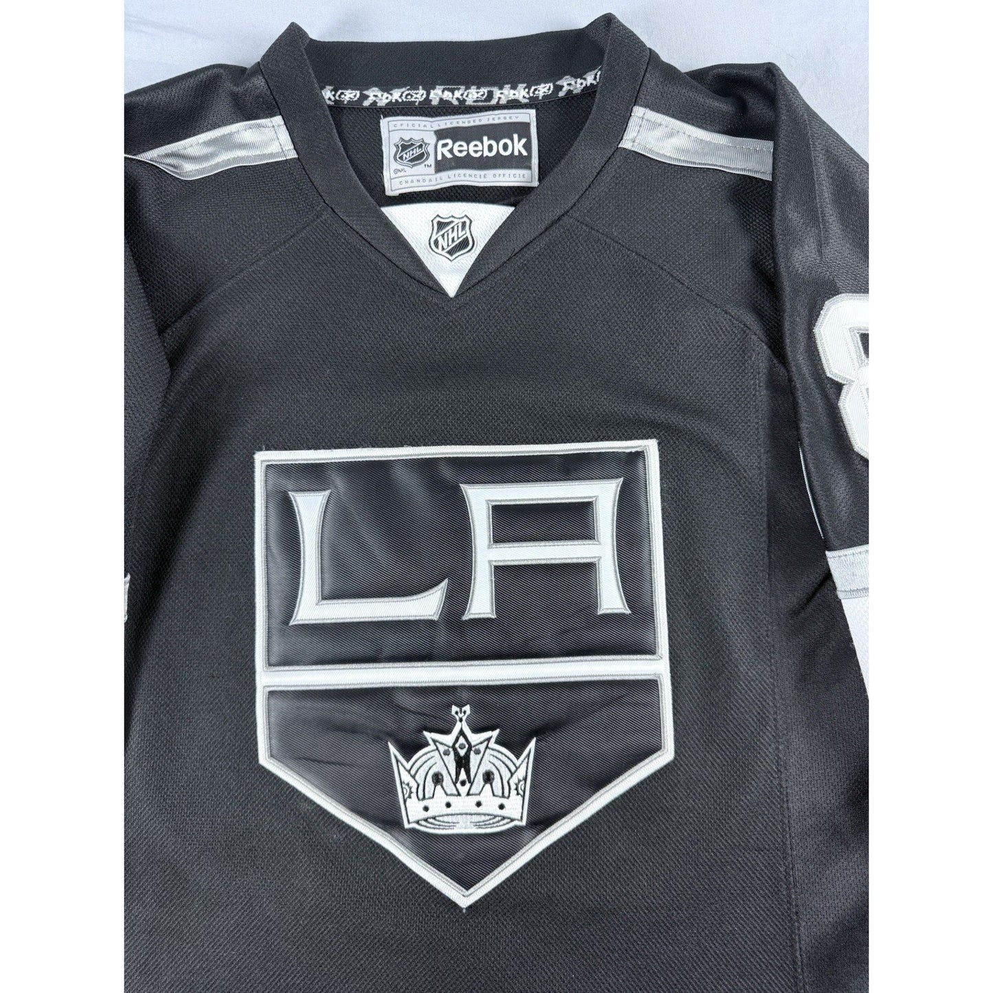 Drew Doughty #8 BLACK Los Angeles Kings Reebok NHL Hockey Jersey Size X-Large
