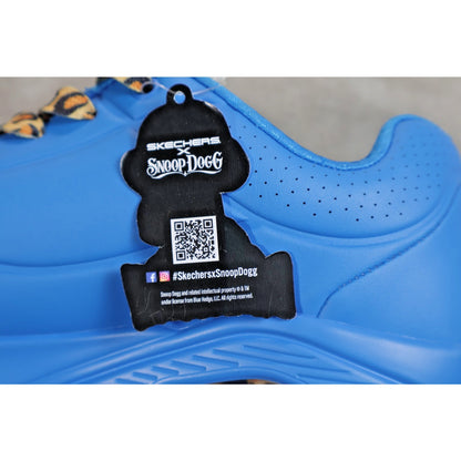 Skechers Dr Bombay Shoes Mens Size 9 Blue Snoop Dogg Collab Leopard Laces