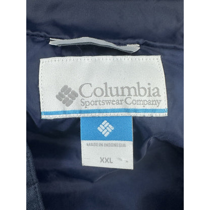 Columbia Mens Size XXL Ascender Softshell Lined Jacket Water Resistant Navy