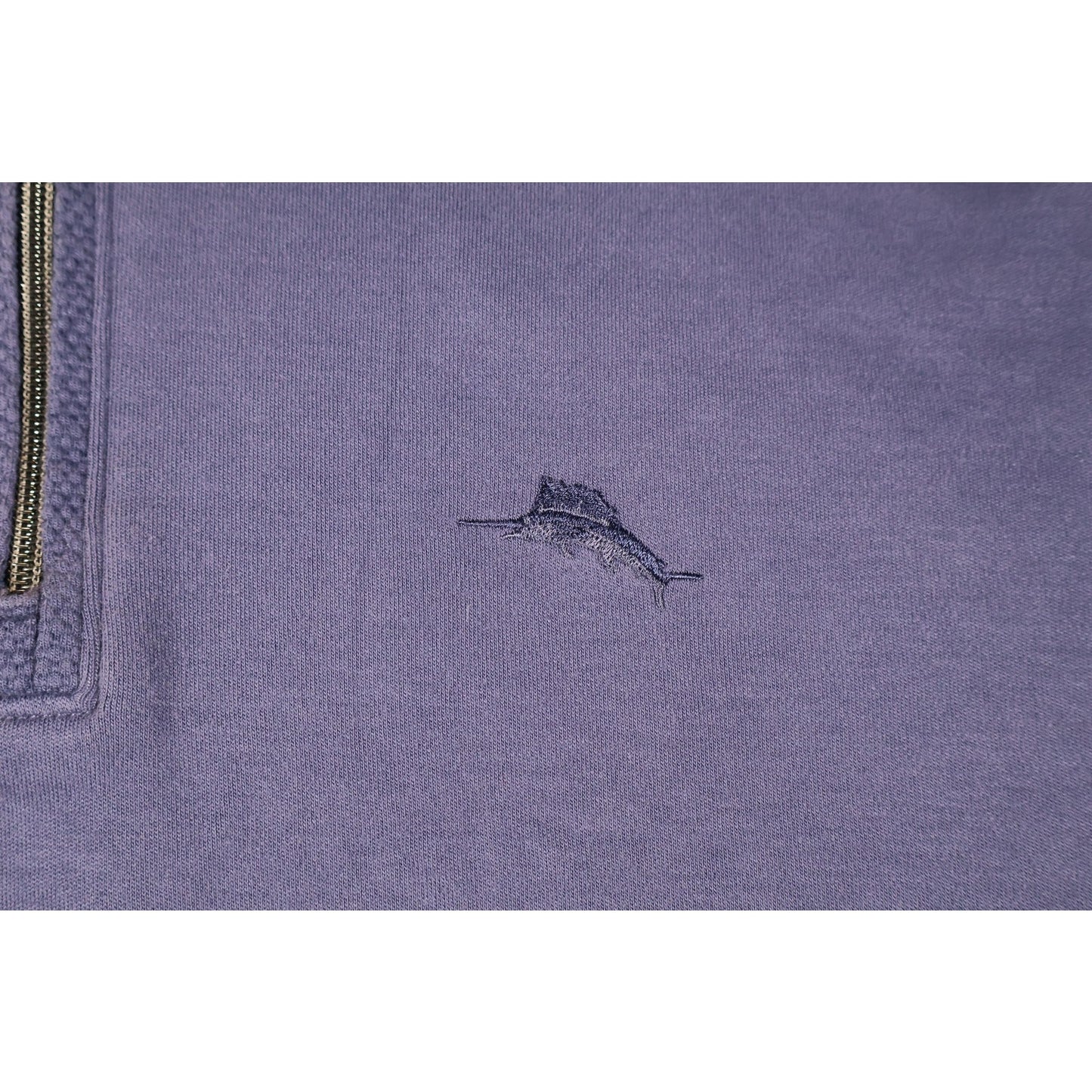 Tommy Bahama Sweater Mens XL Half Zip Pullover Pima Cotton Marlin Quarter Zip