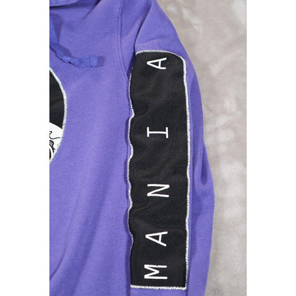 Fall Out Boy Hoodie Mens Small Purple Young & Menace MANIA Album Tour Pullover