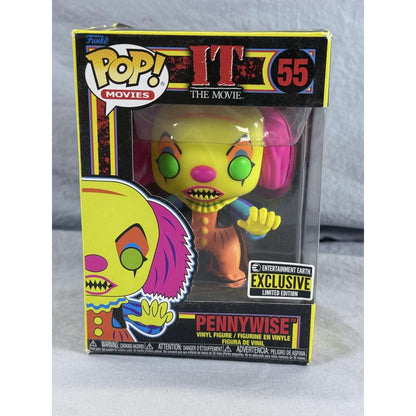 Pennywise #55 from IT (Blacklight) Entertainment Earth Exclusive Funko Pop!