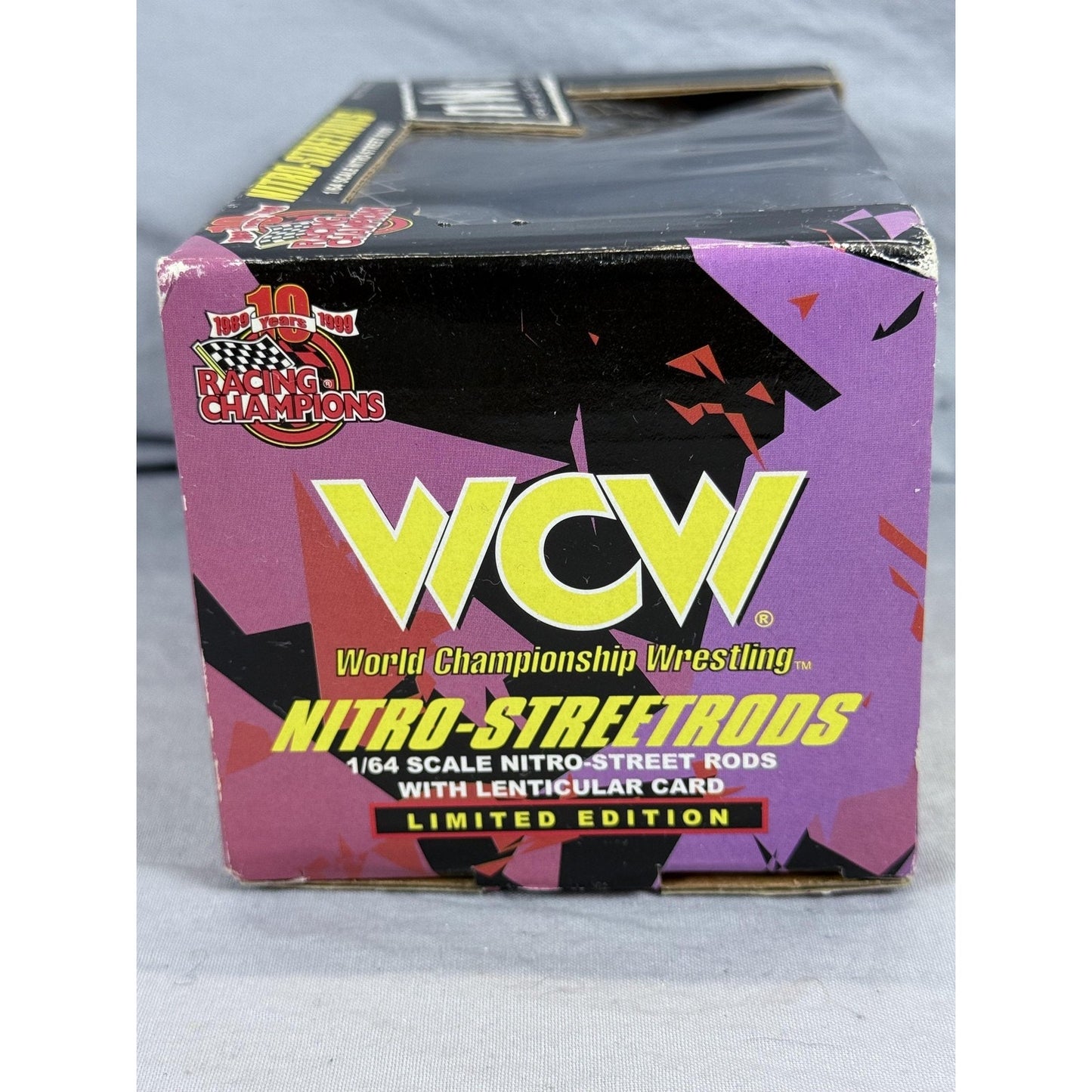 Vintage WCW nWo Nitro-Streetrods 1/64 Racing Champions w/ Lenticular Card