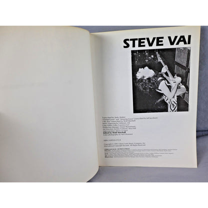 Vintage 1991 Steve Vai Guitar Songbook Cherry Lane Music Flex-Able Eat 'Em Smile