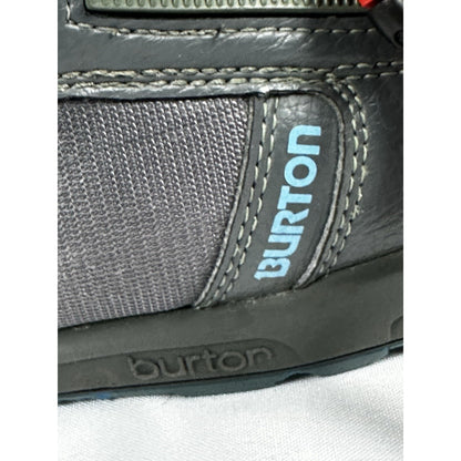Burton Snowboard Boots Womens 7.5 Sapphire Grey/Red Lace Up Snow Winter