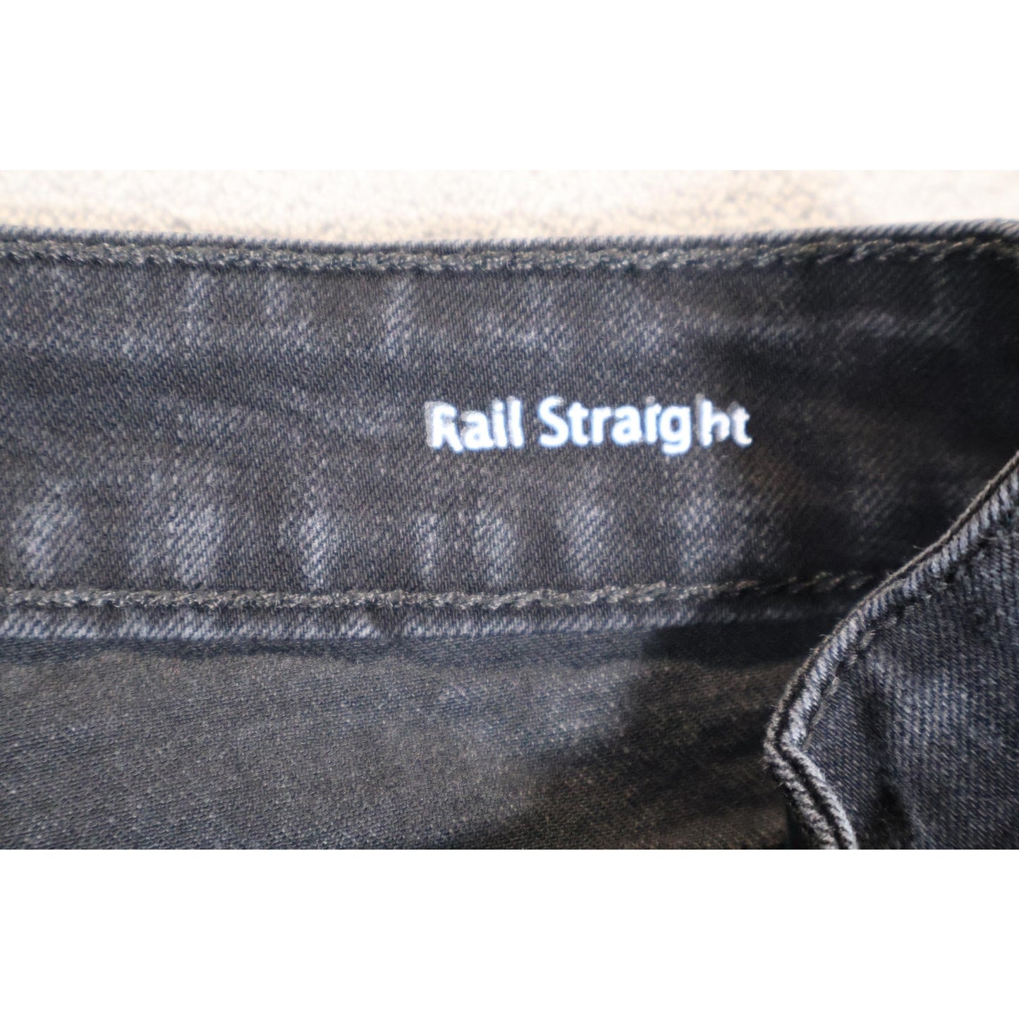 Gloria Vanderbilt Jeans Womens 12 Black Rail Straight All Around Slimming Effect