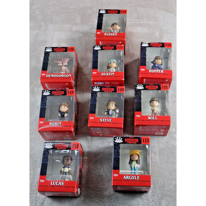 Funko Minis Stranger Things Vinyl Figure Set 115-123 Eleven Demogorgon Dustin