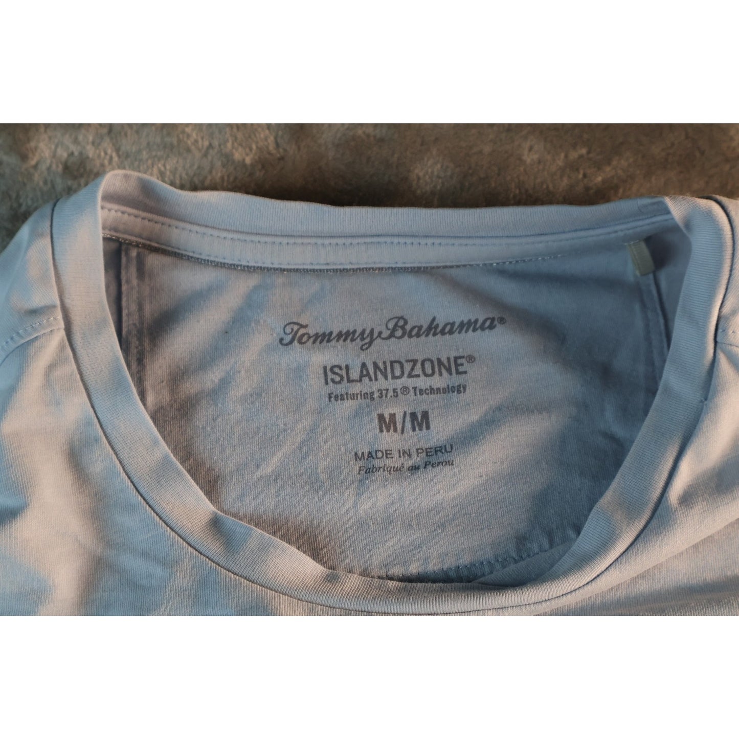 Tommy Bahama Shirt Mens Medium IslandZone Performance Tee Lightweight Casual
