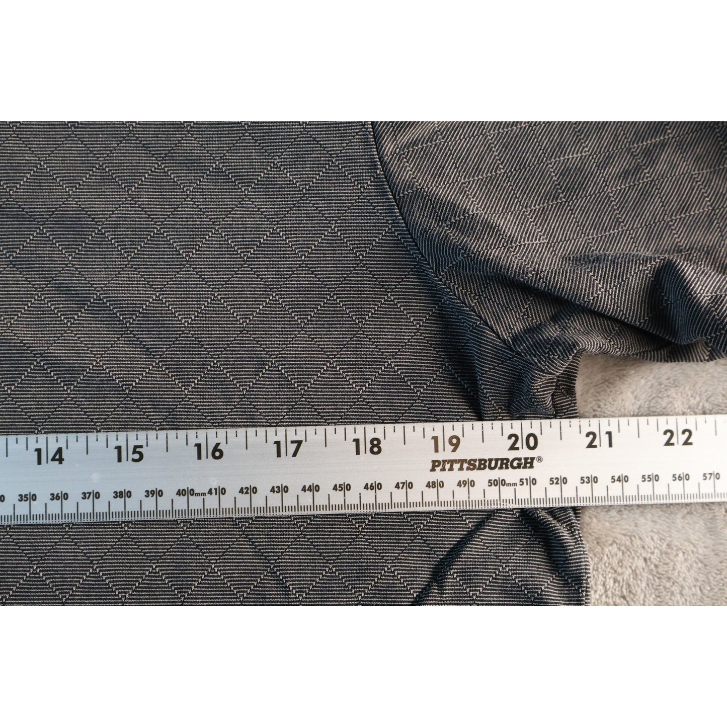 Tommy Bahama Polo Shirt Mens Large Gray Silk Cotton Diamond Pattern Golf Casual