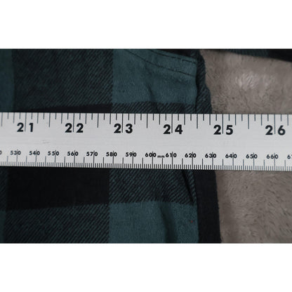 Neff Shirt Mens Medium Plaid Flannel Hooded Button Up Skate Streetwear