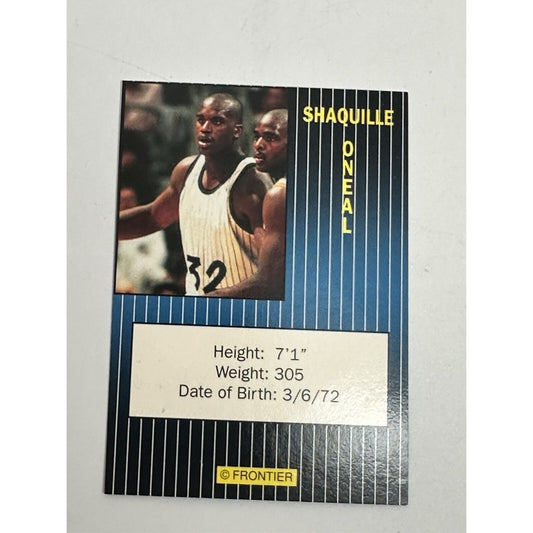 Shaquille Oneal Frontier Gold Signature 93/94 Orlando Magic NBA card
