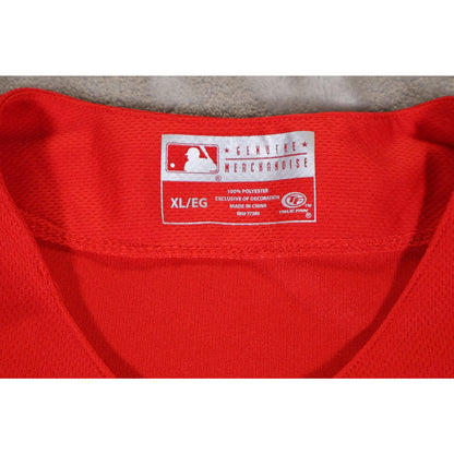 Washington Nationals Jersey Mens XL MLB Baseball True Fan Series Polyester Shirt