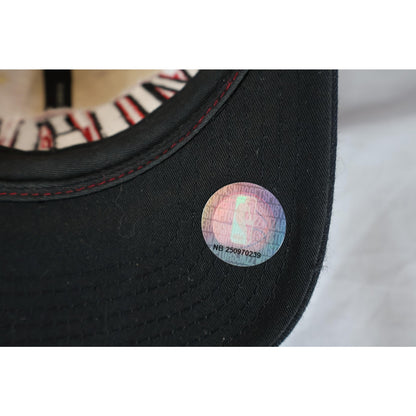 Vintage Miami Heat Hat Cap Snap Back Red Black NBA Basketball Mens 90s
