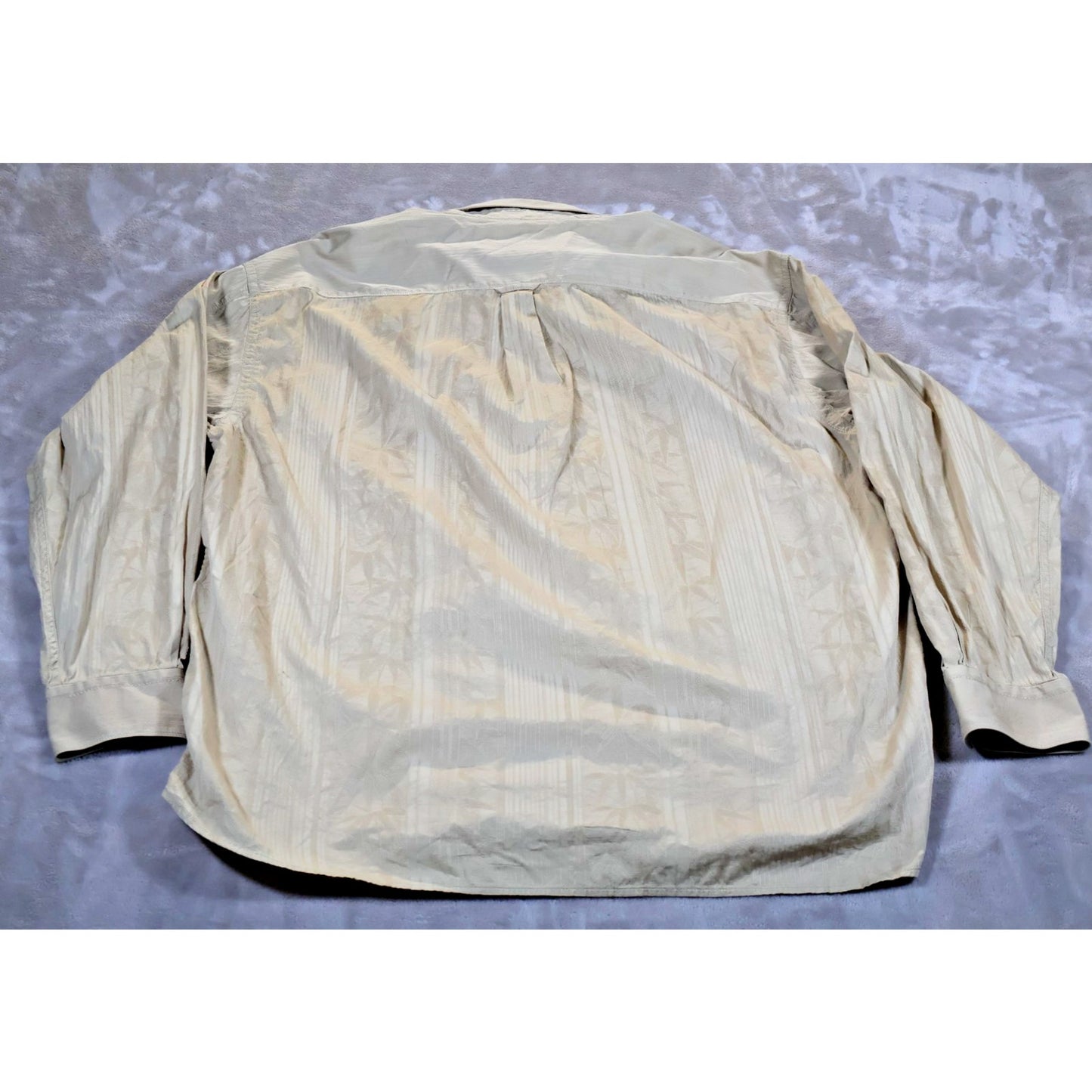 Tommy Bahama Shirt Mens 2XL Palm Floral Long Sleeve Button Up Casual