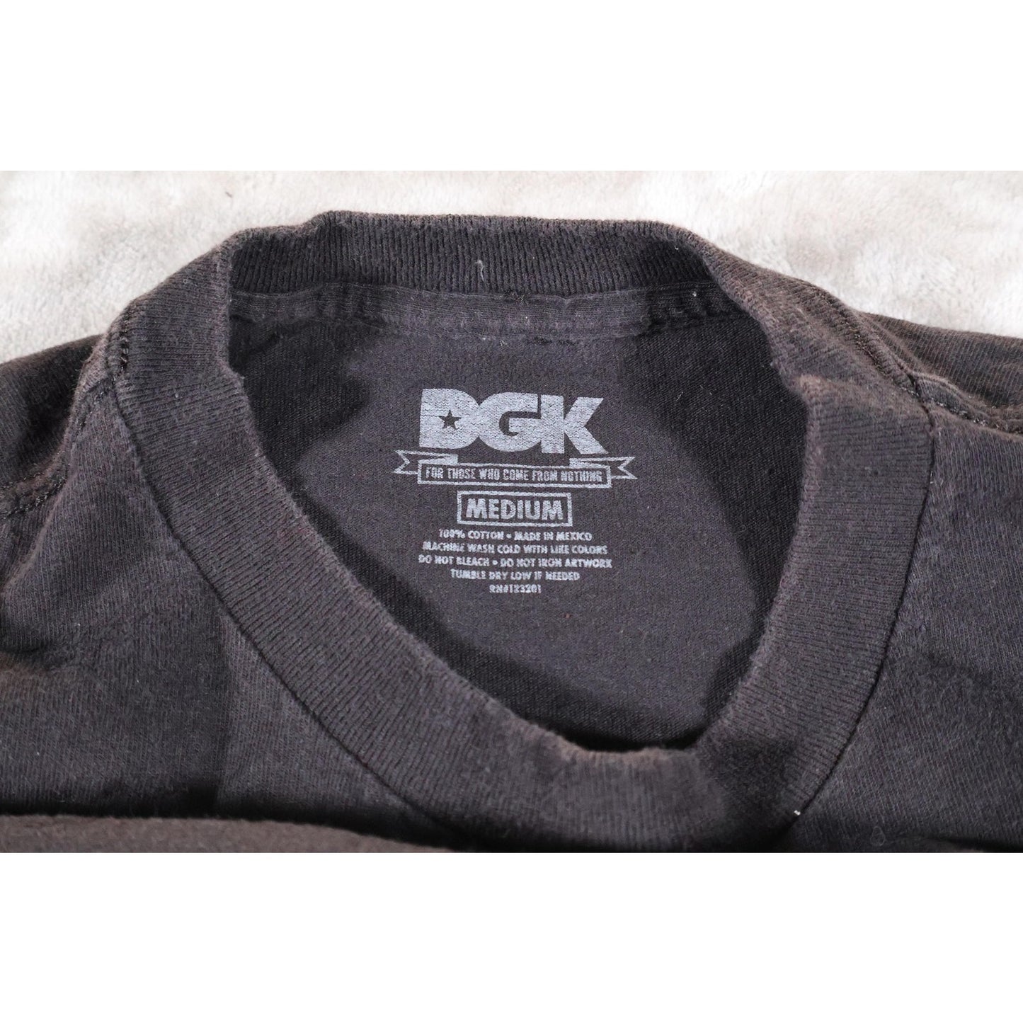 DGK Shirt Mens Medium Black Street Art Graphic Tee Skateboarding Urban Style