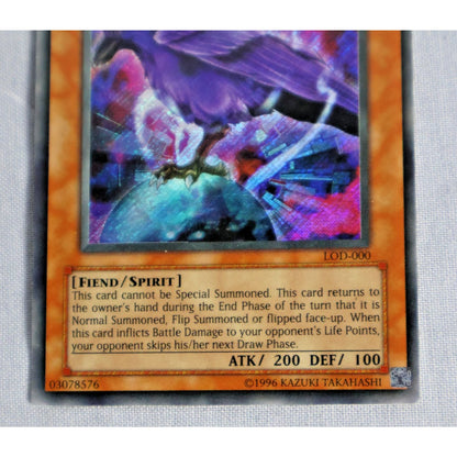 Yugioh Yata Garasu LOD-000 Secret Rare Holo Bleed Konami 2003