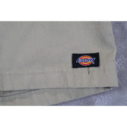 Dickies Shorts Mens Large Khaki Tan Work Utility Classic Fit Durable Chino Style