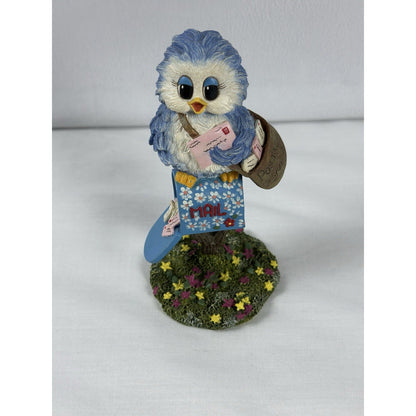 Set Of 4 Pins Vintage 2000 Sonshine Promises Bluebird Figurine By Gretchen
