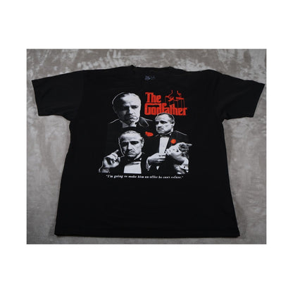 The Godfather Shirt Mens 2XL Black Movie Graphic Tee Marlon Brando Quote Gift