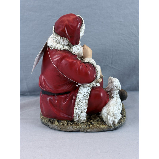 Roman Joseph's Studios 6" Sitting Santa Holding Baby #633244 Figurine Orig. Box