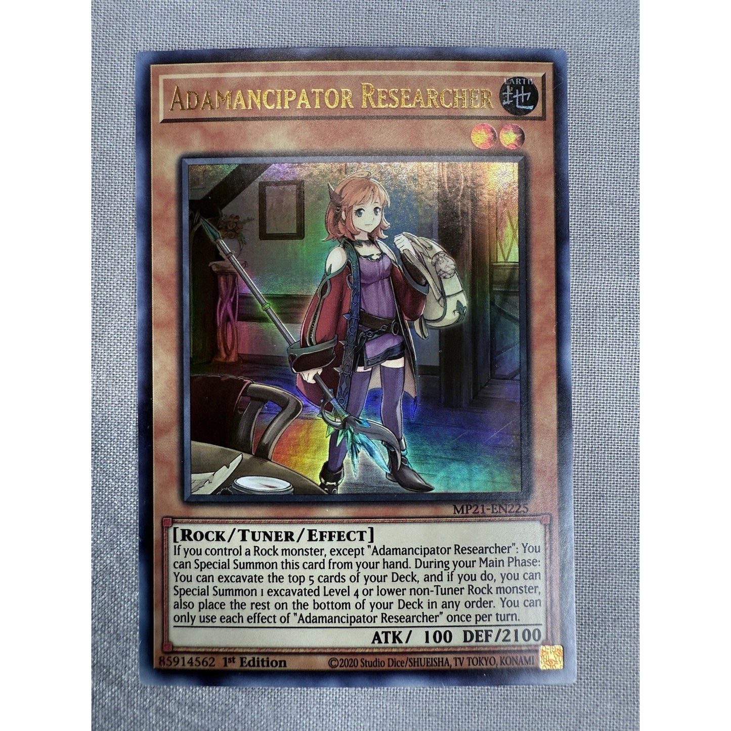 Adamancipator Researcher MP21-EN225 Holo 2021 Mega-Tin: Ancient Battles 1st