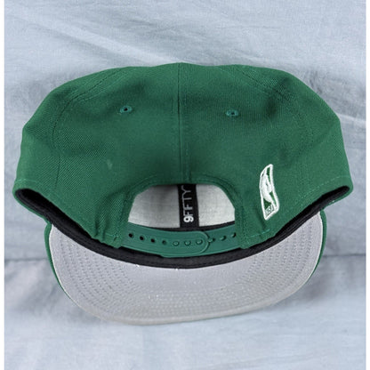 New Era 9Fifty Men Cap Boston Celtics Basic Green Strapback Hat