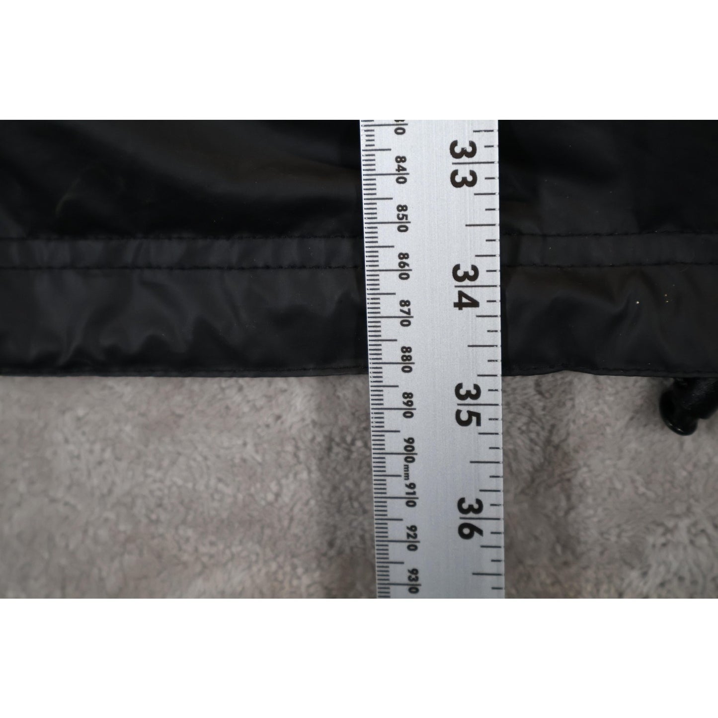 Charles River Jacket Mens 3XL Black Hooded Reflective Windbreaker Rain Coat