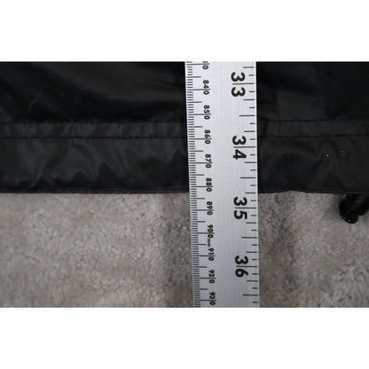 Charles River Jacket Mens 3XL Black Hooded Reflective Windbreaker Rain Coat