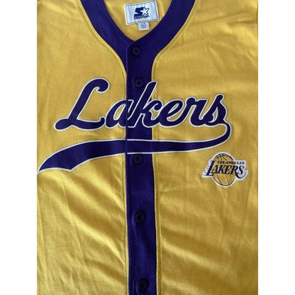 Starter Los Angeles Lakers Gold Jersey Men's Large NWT