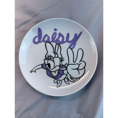 6 Appetizer Plate Disney Ceramic 6in Mickey Mouse & Friends New