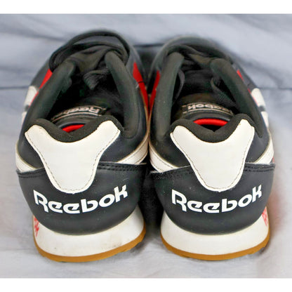 Reebok Shoes Mens Size 4.5 Black Red White Classic Jogger Gum Sole Sneaker Retro