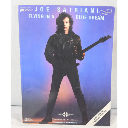 Vintage Joe Satriani Flying in a Blue Dream Guitar Songbook 1989 Cherry Lane