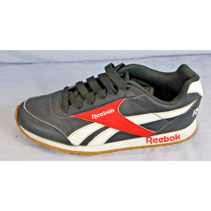 Reebok Shoes Mens Size 4.5 Black Red White Classic Jogger Gum Sole Sneaker Retro