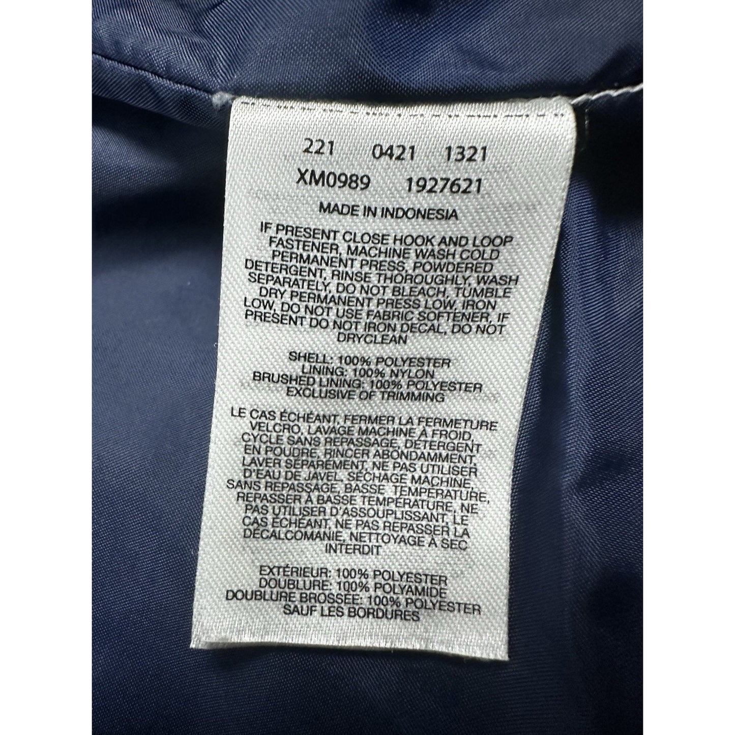 Columbia Mens Size XXL Ascender Softshell Lined Jacket Water Resistant Navy