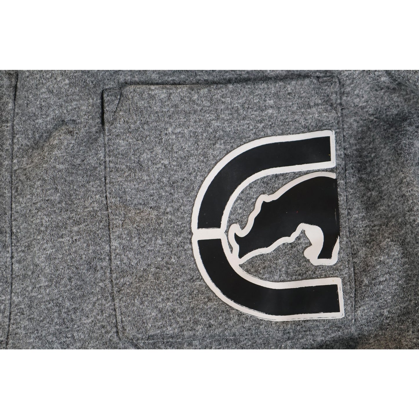 Ecko Unltd Pants Mens Small Gray Black Joggers Sweatpants Streetwear Logo