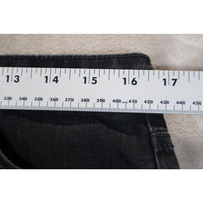 Gloria Vanderbilt Jeans Womens 12 Black Rail Straight All Around Slimming Effect