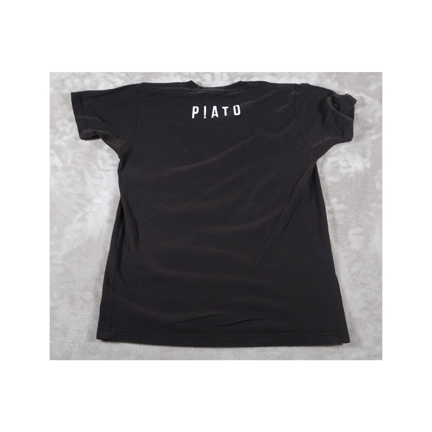 Panic At The Disco Shirt Mens Medium Black Blue Marble Graphic Band Tee Music