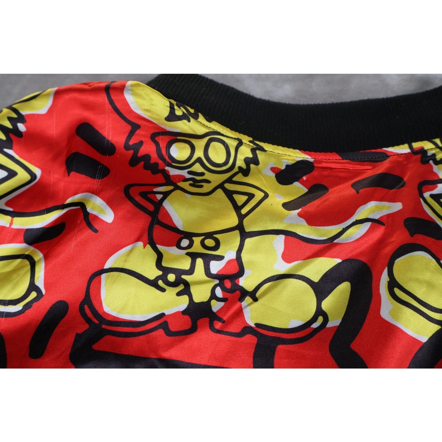 Disney Keith Haring Mickey Mouse Jacket Mens XL Bomber Diamond Supply Co Collabo