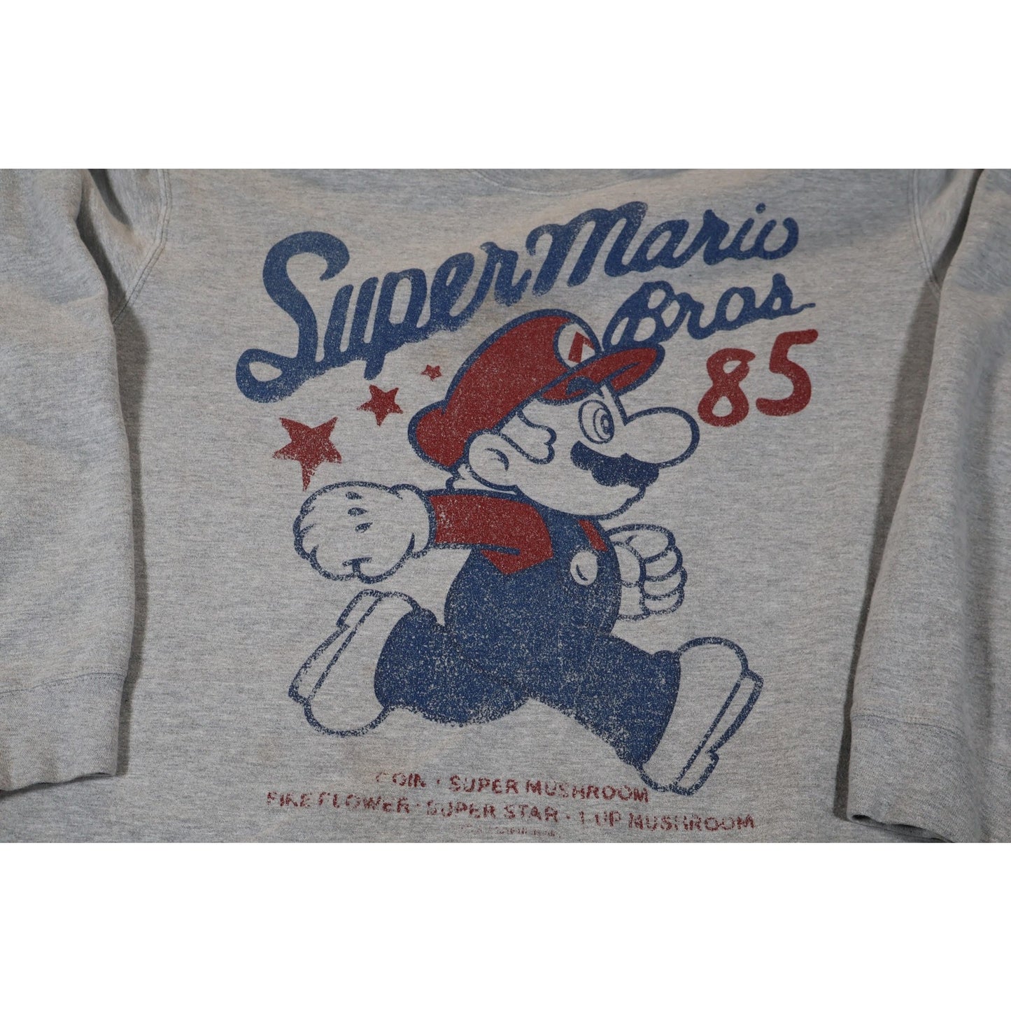 Super Mario Bros 85 Sweatshirt Mens XL Nintendo Crewneck Pullover Gamer Retro