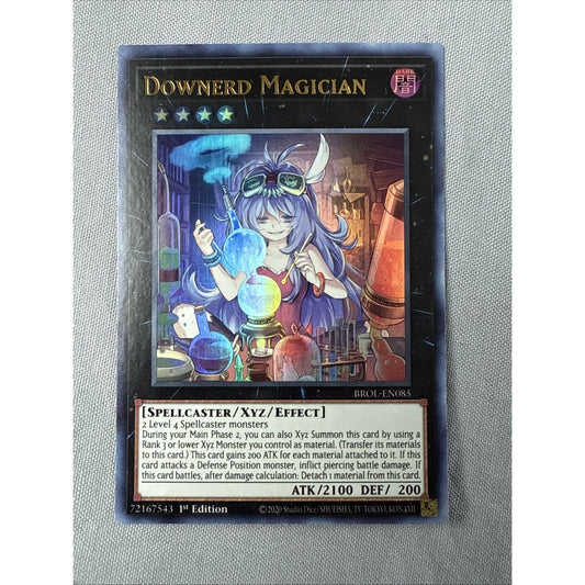 Yugioh Downerd Magician BROL-EN085 Ultra Rare 1st Ed NM