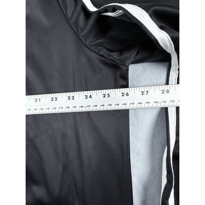 Dolls Kill Frizzy Happy Face Black White Zip Up Jacket Size XXL