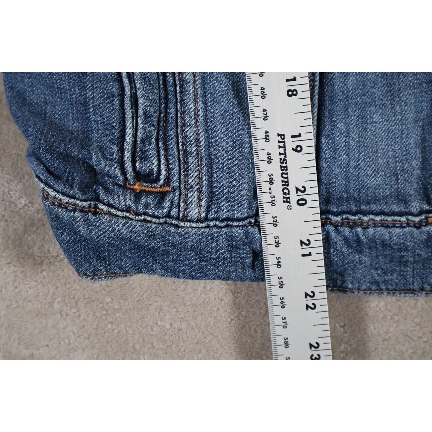 Paige Denim Jacket Womens Medium Trucker Classic Button Up Jean Vintage Style