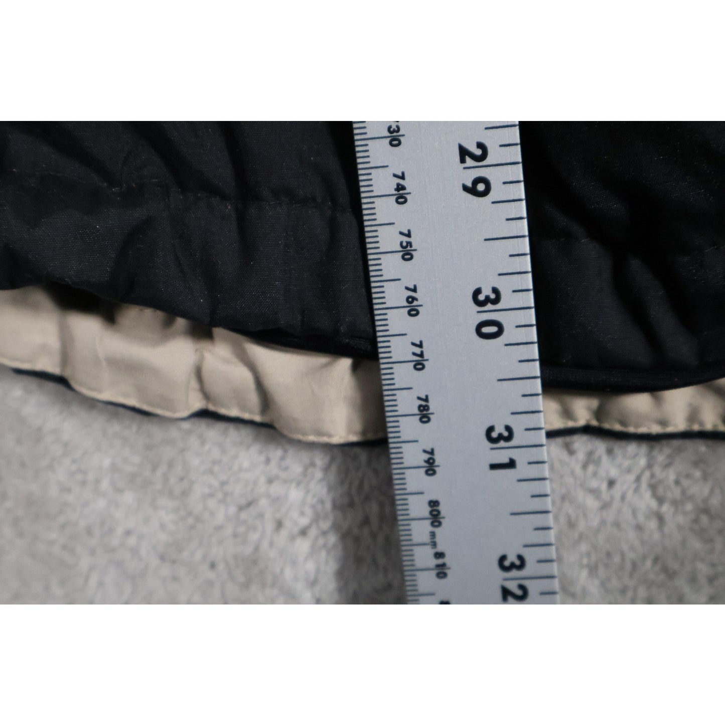 Nike Golf Pullover Jacket Mens XL Black Beige Clima-Fit Windbreaker Bunny Logo