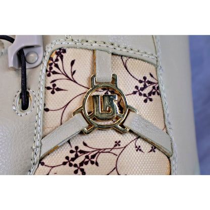 Burton Emerald Women's Snowboard Boots US 6 Tan Floral Lower Zone Lacing System