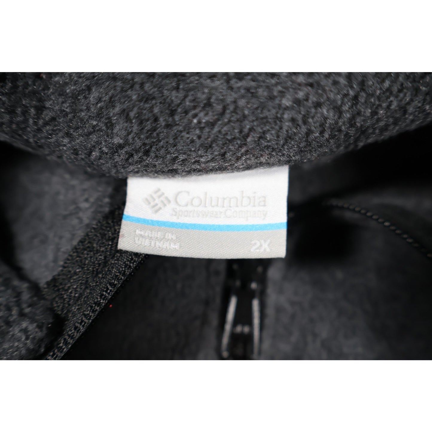 Columbia Jacket Womens 2XL Gray Fleece Full Zip Outdoor Hiking Cold Weather Warm