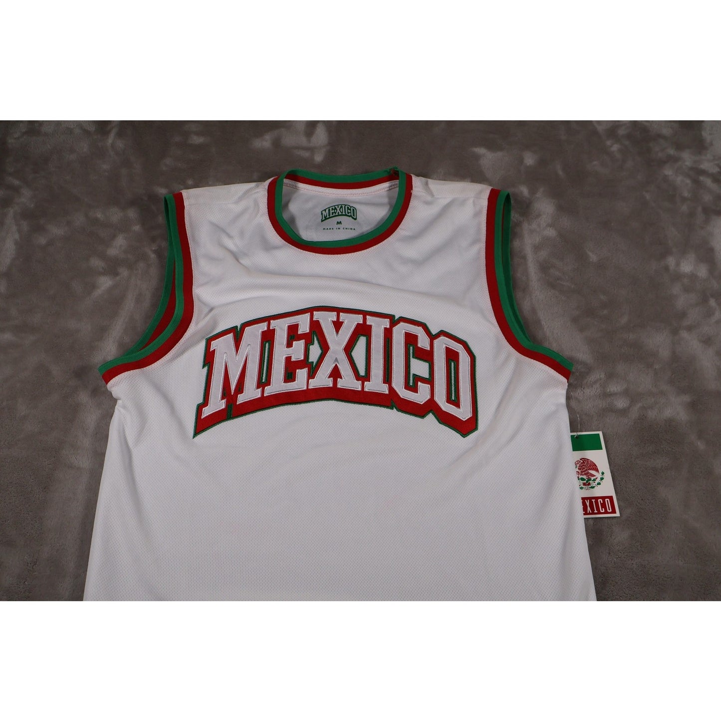 Mexico Basketball Jersey Mens Medium Liberty MEX Flag Shirt NBA Basketball